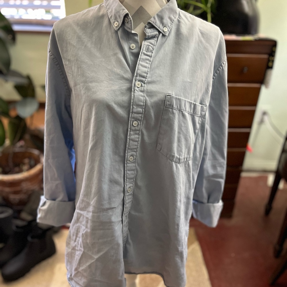 Wrangler chambray button-down shirt